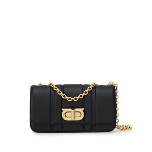 페라가모 간치니 장식 가죽 숄더 백