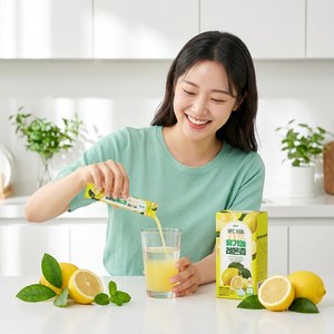 데이앤 NFC 100% 유기농 레몬즙, 280g, 6개