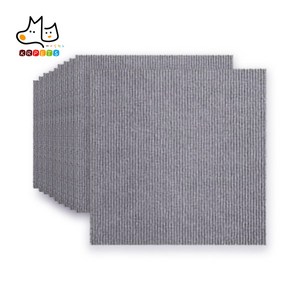 케이알펫츠 반려동물 미끄럼방지 매트 10p, 그레이