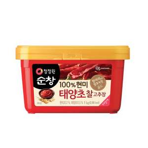 청정원순창 100% 현미 태양초 찰고추장, 1kg, 1개