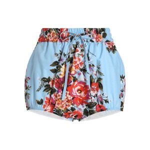 돌체앤가바나 플로럴 패턴 드로스트링 쇼츠, 블루계열+레드계열, Italy 46(KR 77)