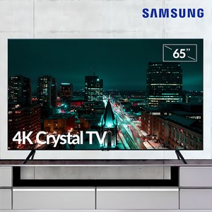 삼성전자 23년형 65인치 165cm(65) 크리스탈 4K UHD 스마트 TV UN65CU7000, 스탠드형, 방문설치