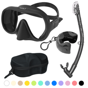 써핏 물유입차단 접이식 스노쿨링 세트