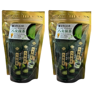 Koga Tea Manufacturing Co. Ltd. 야메 말차 스틱 달지 않은 타입, 30g, 30개입, 2개