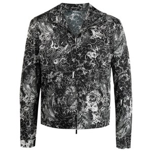 엠포리오아르마니 아트 프린트 후드 재킷