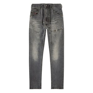 디젤 디크룰리 드로스트링 디스트레스드 진, 그레이계열, Denim size 32(KR 100-105)
