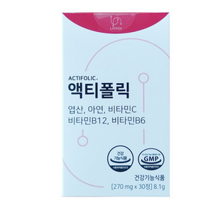 4세대 활성형 활성엽산 리노브 액티폴릭 임산부 엽산 영양제 2개월분, 30정, 2개