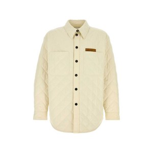 보테가 베네타 퀼팅 포켓 오버셔츠