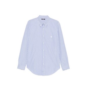 발망 스트라이프 패턴 셔츠, 블루계열+화이트계열, Collar (cm) 41(KR 110)