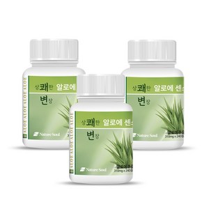 상쾌한변장 알로에센스99 240정, 74.4g, 3개