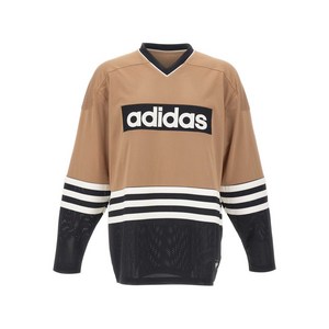 아디다스 V넥 저지, 브라운계열+블랙계열, L(KR 105)