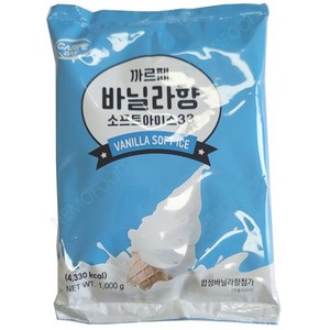 대호 까르페데이 바닐라향 소프트아이스33, 6개, 1kg