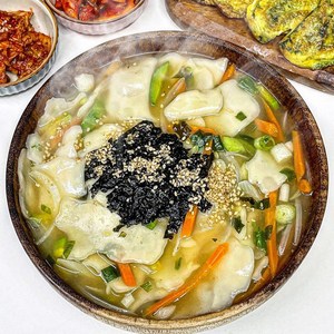 26년 전통 맛집 명장 칼국수+수제비 6인분 2종, 명장 수제비6인분+소스6개