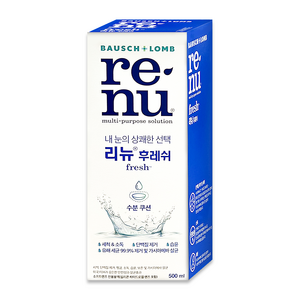 리뉴 후레쉬 렌즈 세정액, 500ml, 1개