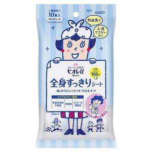 비오레 U 전신 깔끔 시트 휴대용 10개입