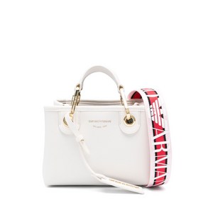 엠포리오아르마니 로고 태그 토트 백