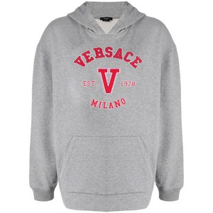 베르사체 아플리케 로고 후디, 그레이계열, Standard M(KR 100)