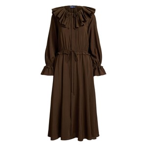 폴로랄프로렌 드로스트링 웨이스트 드레스, 브라운계열, US 8(KR 66)