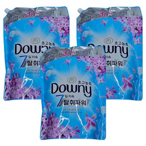 다우니 탈취파워 고농축 섬유유연제 레몬그라스와 라일락 리필, 2.6L, 1개입, 3개