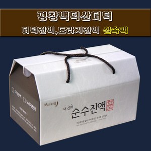 평창백덕산더덕 도라지즙 100ml x 30포, 4개