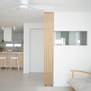 우드톡 24mm 간격 좁은 촘촘 스트라이프 공간분리 가벽 파티션, 오크, 424(기본)