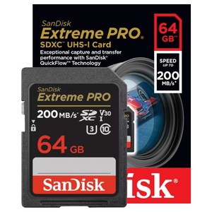 샌디스크 정품 SD 메모리카드 Extreme Pro 익스트림 프로 SDXC 평생보증 Lifetime
