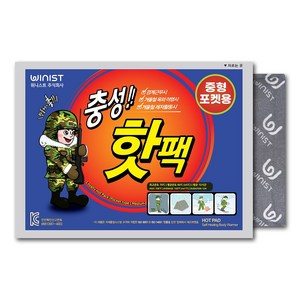 충성핫팩 중형 100g, 60개