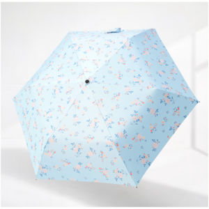 obp 130g 초경량 일본식 꽃무늬 UV 자외선차단 암막 양산 우양산