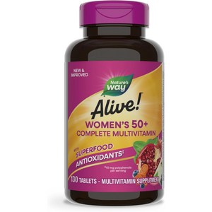 네이쳐스웨이 얼라이브! 우먼스 50+ 컴플리트 멀티비타민 타블렛