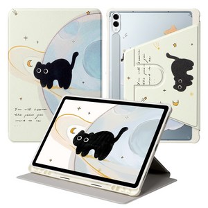 DUNNO 360도 회전 가능 패턴 디자인 아크릴 삼성 탭 케이스