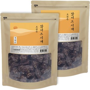바이케이알 많이드시개 대용량 수제 간식, 오리목절단, 400g, 2개