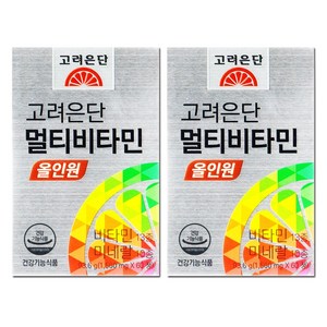 고려은단 멀티비타민 올인원 1 560mg X 60정, 2개