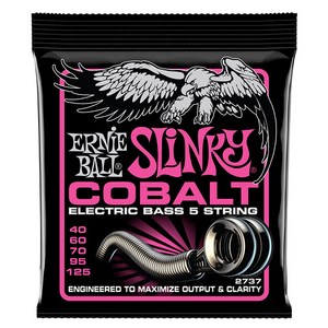 Enie Ball - Supe Slinky Cobalt 5-Sting Electic Bass / 어니볼 베이스 5현 스트링 040-125 (P02737), *, *, *