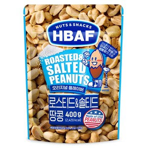 바프 로스티드 앤 솔티드 땅콩, 400g, 1개