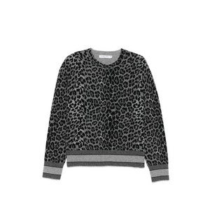 디올 레오파드 프린트 스웨터