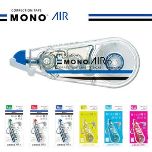 톰보우 모노에어 수정테이프 TOMBOW MONO AIR, 모노에어5 CT-CA5 투명레드