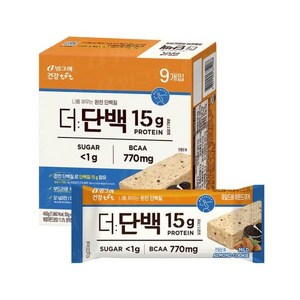 빙그레 tft 더단백 마일드바 아몬드쿠키 9p, 450g, 4개