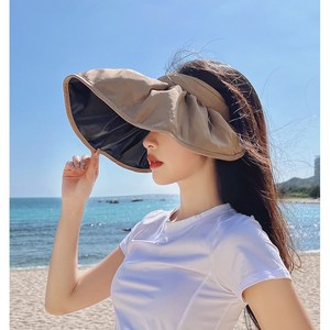 쉐드업 여성 썬캡 자외선차단 머리띠형 여름 모자