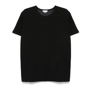 알렉산더맥퀸 핀스트라이프 패널 티셔츠, 블랙계열, Standard L