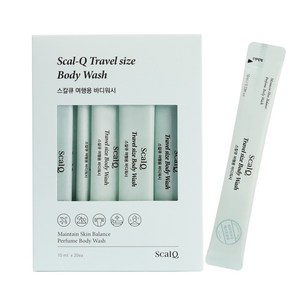 [온가족사용]스칼큐 친환경 여행용 약산성 일회용 바디워시 10ml 20개입, 20개