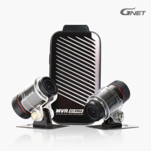 지넷 오토바이 블랙박스 바이크 본체 완전 방수 MVR G1 PRO 2채널 FHD 64G 스마트폰 연동, 64GB