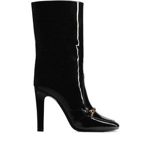 생로랑 라라 스퀘어 토 부츠, Europe 35.5(KR 225), 블랙계열