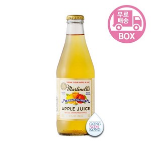 마르티넬리 스파쿨링 애플주스, 296ml, 24개
