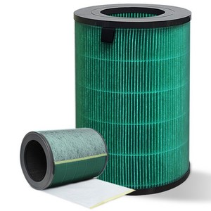 환경필터 발뮤다 에어엔진 공기청정기 호환 필터 + 필터세이퍼 세트