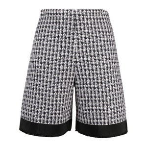 몽클레르 하이웨이스트 테일러드 쇼츠, 블랙계열+화이트계열, Italy 40(KR 44)