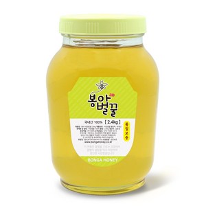 봉아벌꿀 국내산 아카시아 사양벌꿀, 2.4kg, 1개