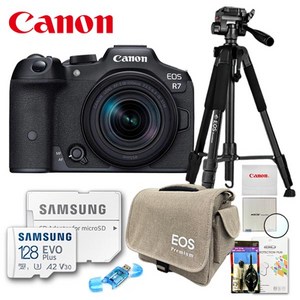 캐논 EOS R7 18-150mm IS STM KIT/정품미개봉박스/EOS 삼각대 패키지 8종세트/128GB+EOS가방+액정보호필름+융+청소도구+리더기+필터+삼각대/TJ