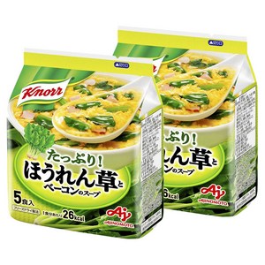 크노르 듬뿍! 시금치와 베이컨 스프 5개입, 2개