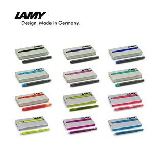 LAMY T10 만년필용 일회용 잉크 카트리지 5p, black, 1개