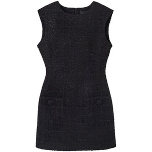 마크제이콥스 트위드 미니 드레스, 블랙계열, US 10